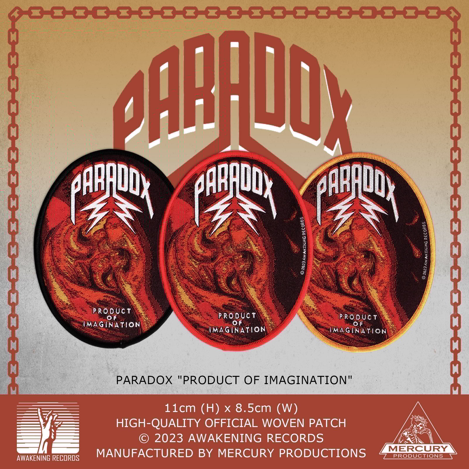 PARADOX PRODUCT OF IMAGINATION レコード Paradox – Product Of Imagination – Vinyl (LP, Album), 1987